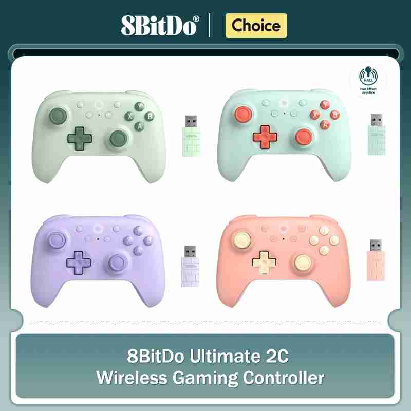 8BitDo-Ultimate 2C وحدة تحكم الألعاب اللاسلكية