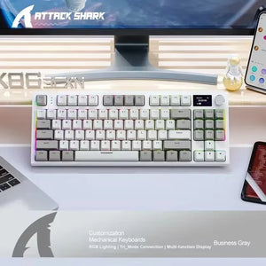 لوحة مفاتيح لاسلكية ميكانيكية Attack Shark K86